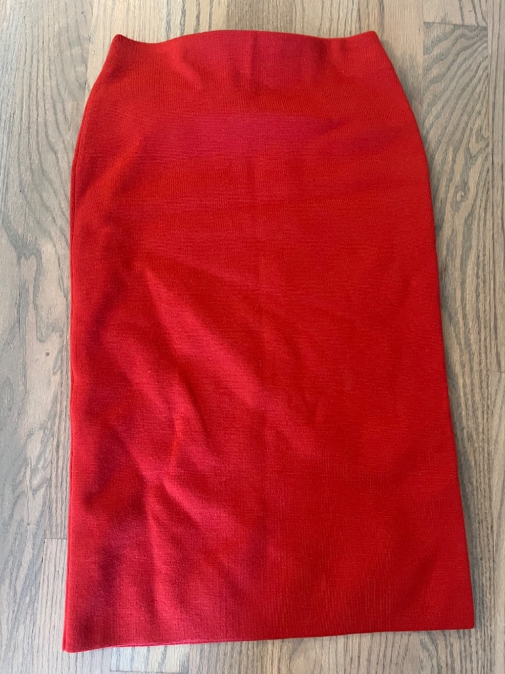 COS Knit Midi Skirt – Red - Picture 2 of 6